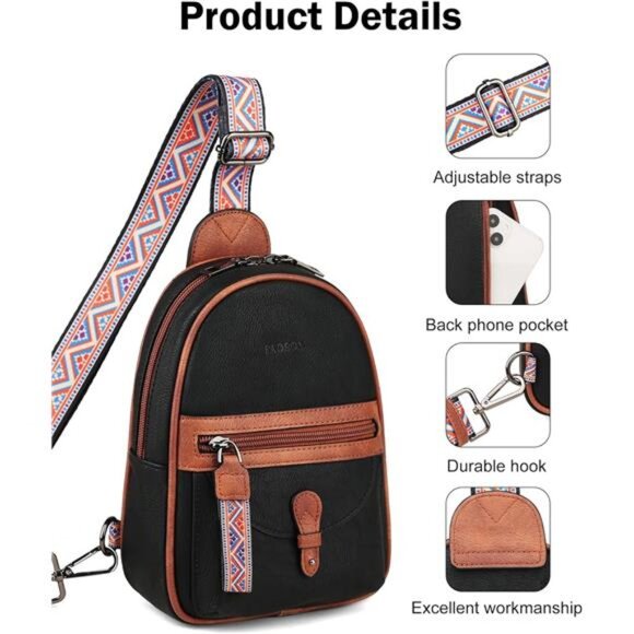 Small Sling Bag for Women - Mini Crossbody Bag - Designer Sling Purse - Picture 4 of 6